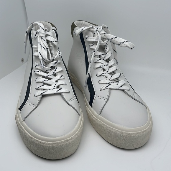 Madewell Sidewalk High-Top Sneakers in Colorblock Leather Unisex Size 8.5 NWOT - Picture 3 of 12